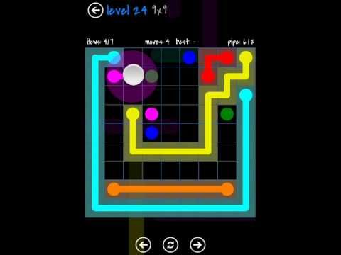 Video guide by TheDorsab3: Flow Free 9x9 level 24 #flowfree