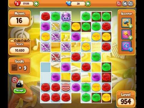Video guide by skillgaming: Pudding Pop Mobile Level 954 #puddingpopmobile