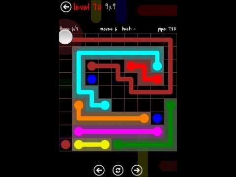 Video guide by TheDorsab3: Flow Free 9x9 level 70 #flowfree