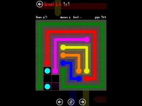 Video guide by TheDorsab3: Flow Free 9x9 level 62 #flowfree