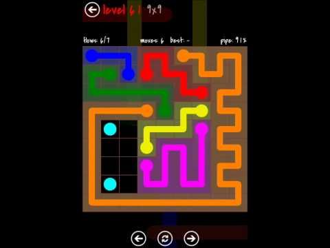Video guide by TheDorsab3: Flow Free 9x9 level 61 #flowfree