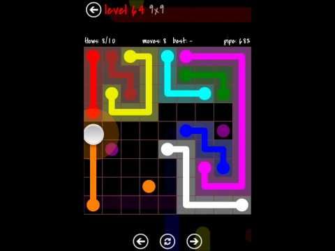 Video guide by TheDorsab3: Flow Free 9x9 level 64 #flowfree
