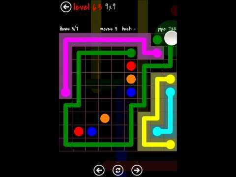 Video guide by TheDorsab3: Flow Free 9x9 level 63 #flowfree