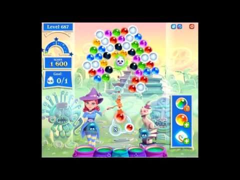Video guide by fbgamevideos: Bubble Witch Saga 2 Level 687 #bubblewitchsaga