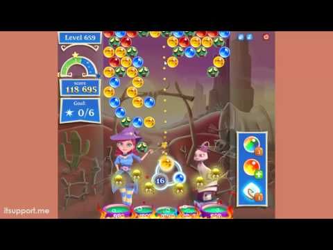 Video guide by TechcowDotCom: Bubble Witch Saga 2 Level 659 #bubblewitchsaga