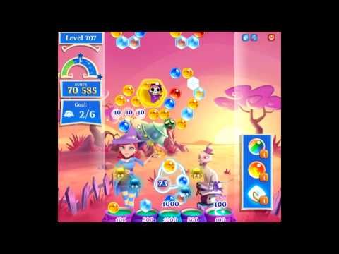 Video guide by fbgamevideos: Bubble Witch Saga 2 Level 707 #bubblewitchsaga