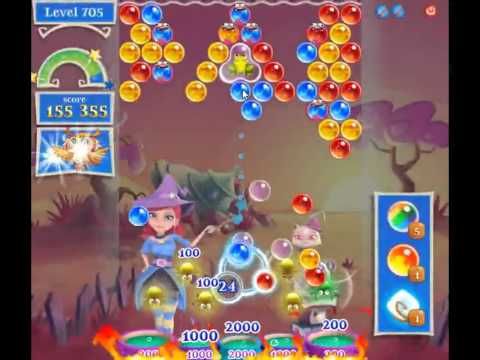 Video guide by skillgaming: Bubble Witch Saga 2 Level 705 #bubblewitchsaga