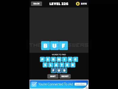 Video guide by TheGameAnswers: Word Level 221-230 #word