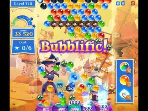 Video guide by skillgaming: Bubble Witch Saga 2 Level 740 #bubblewitchsaga