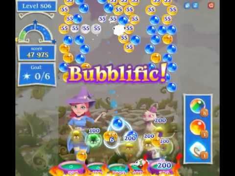Video guide by skillgaming: Bubble Witch Saga 2 Level 806 #bubblewitchsaga