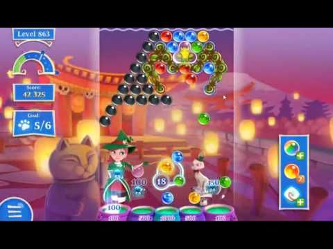 Video guide by skillgaming: Bubble Witch Saga 2 Level 863 #bubblewitchsaga