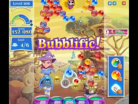 Video guide by skillgaming: Bubble Witch Saga 2 Level 906 #bubblewitchsaga