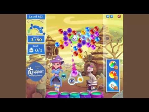 Video guide by TechcowDotCom: Bubble Witch Saga 2 Level 893 #bubblewitchsaga