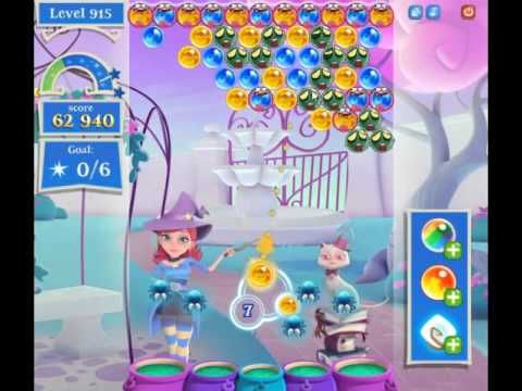 Video guide by skillgaming: Bubble Witch Saga 2 Level 915 #bubblewitchsaga