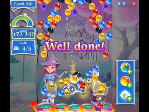 Video guide by skillgaming: Bubble Witch Saga 2 Level 930 #bubblewitchsaga