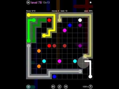 Video guide by : Flow Free 13x13 level 78 #flowfree