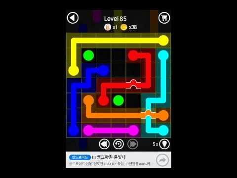 Video guide by Puzzlegamesolver: Flow Line Level 81-90 #flowline