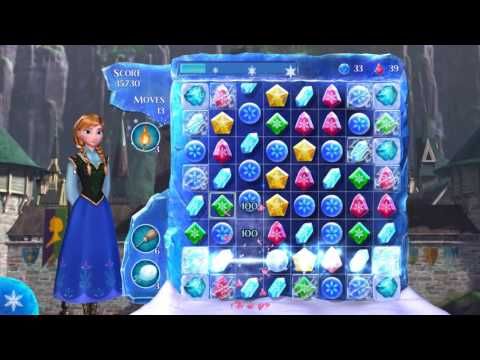 Video guide by Southern Charm Gaming: Frozen Free Fall Level 40 - 15 #frozenfreefall