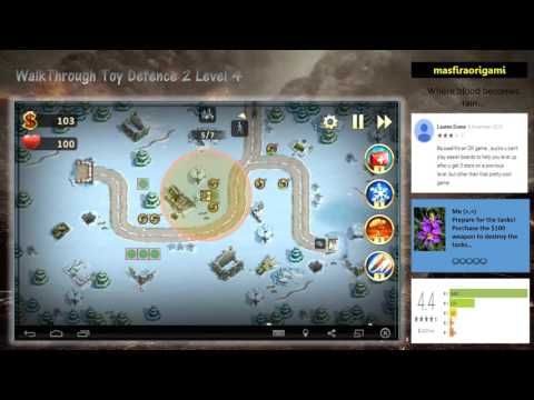 Video guide by Masfira Origami: Toy Defense 2 Level 4 #toydefense2