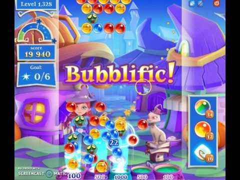 Video guide by Happy Hopping: Bubble Witch Saga 2 Level 1328 #bubblewitchsaga