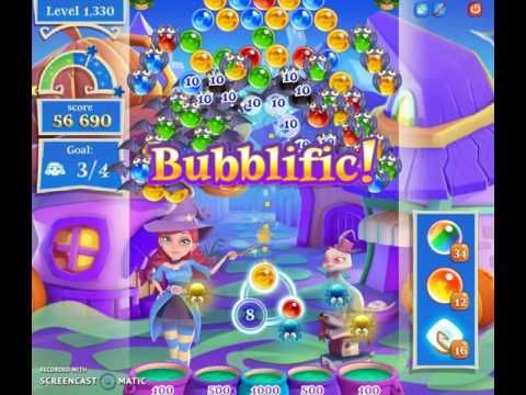 Video guide by Happy Hopping: Bubble Witch Saga 2 Level 1330 #bubblewitchsaga