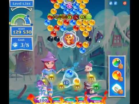 Video guide by skillgaming: Bubble Witch Saga 2 Level 1344 #bubblewitchsaga