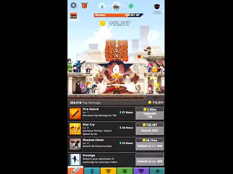 Video guide by sonicOring: Tap Titans 2 Level 81 - 95 #taptitans2