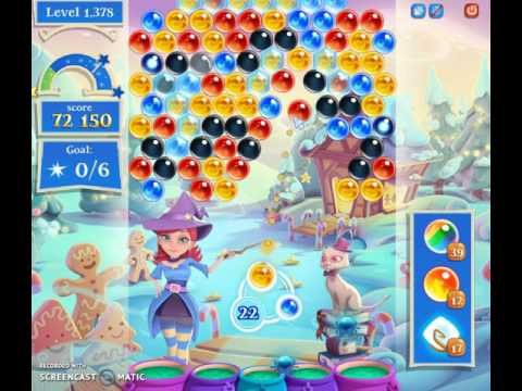 Video guide by Happy Hopping: Bubble Witch Saga 2 Level 1378 #bubblewitchsaga