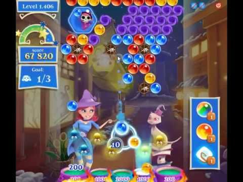 Video guide by skillgaming: Bubble Witch Saga 2 Level 1406 #bubblewitchsaga
