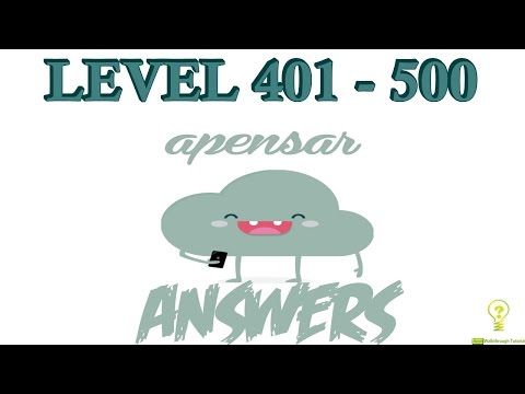 Video guide by Apps Walkthrough Tutorial: Apensar Level 401 #apensar