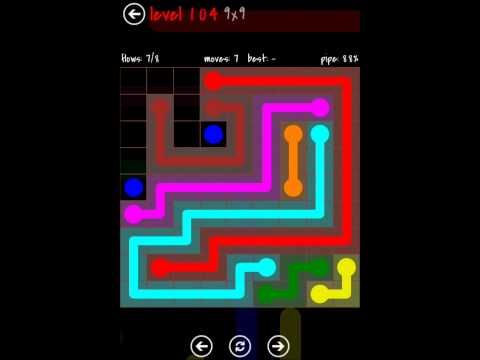 Video guide by TheDorsab3: Flow Free 9x9 level 104 #flowfree