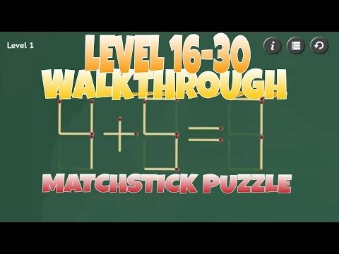 Video guide by Branuli: Matchstick Puzzle Level 16 #matchstickpuzzle