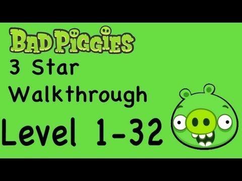 Video guide by NextGenWalkthroughs: Bad Piggies 3 stars level 1-32 #badpiggies
