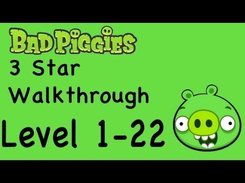 Video guide by NextGenWalkthroughs: Bad Piggies 3 stars level 1-22 #badpiggies