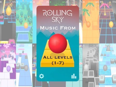 Video guide by Veezenn: Rolling Sky Level 1-7 #rollingsky