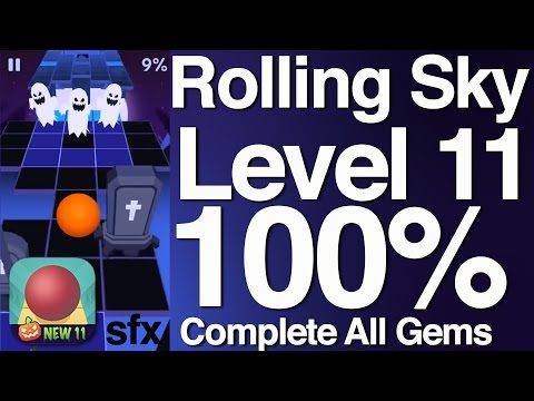 Video guide by touchtapgo: Rolling Sky Level 11 #rollingsky