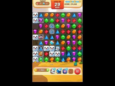 Video guide by Apps Walkthrough Tutorial: Jewel Match King Level 197 #jewelmatchking
