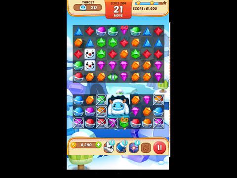 Video guide by Apps Walkthrough Tutorial: Jewel Match King Level 204 #jewelmatchking