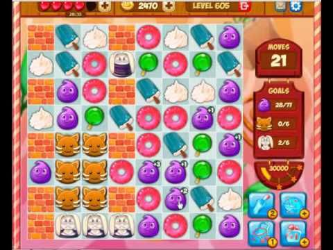 Video guide by Gamopolis: Candy Valley Level 605 #candyvalley