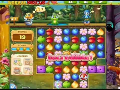 Video guide by Jiri Bubble Games: Forest Rescue 2 Friends United Level 14 #forestrescue2
