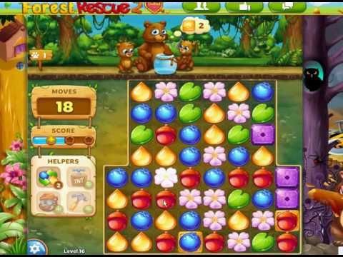 Video guide by Jiri Bubble Games: Forest Rescue 2 Friends United Level 16 #forestrescue2