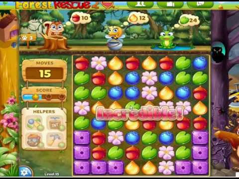 Video guide by Jiri Bubble Games: Forest Rescue 2 Friends United Level 15 #forestrescue2