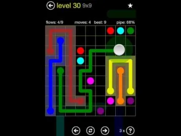 Video guide by mydevelopmentstory: Flow Free Pack 9109 - Level 30 #flowfree