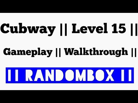 Video guide by RandomBox: Cubway Level 15 #cubway