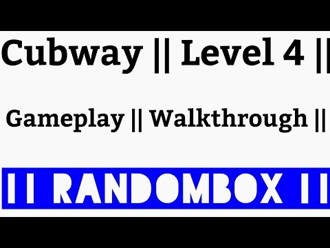 Video guide by RandomBox: Cubway Level 4 #cubway