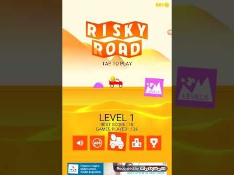 Video guide by Mobile Gamer: Risky Road Level 2 #riskyroad