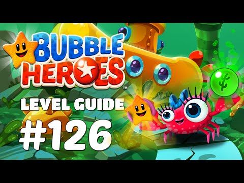 Video guide by Fat Fish Games: Bubble Heroes: Starfish Rescue Level 126 #bubbleheroesstarfish