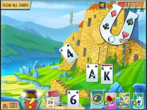 Video guide by Game House: Fairway Solitaire Level 222 #fairwaysolitaire