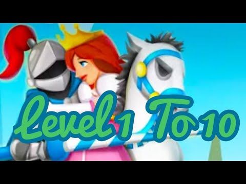 Video guide by AGWalkthrough: Knight Saves Queen Level 1-10 #knightsavesqueen
