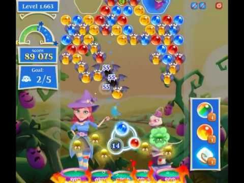 Video guide by skillgaming: Bubble Witch Saga 2 Level 1663 #bubblewitchsaga